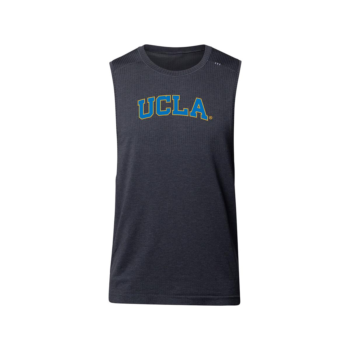 UCLA Metal Vent Tech Tank Top - Black